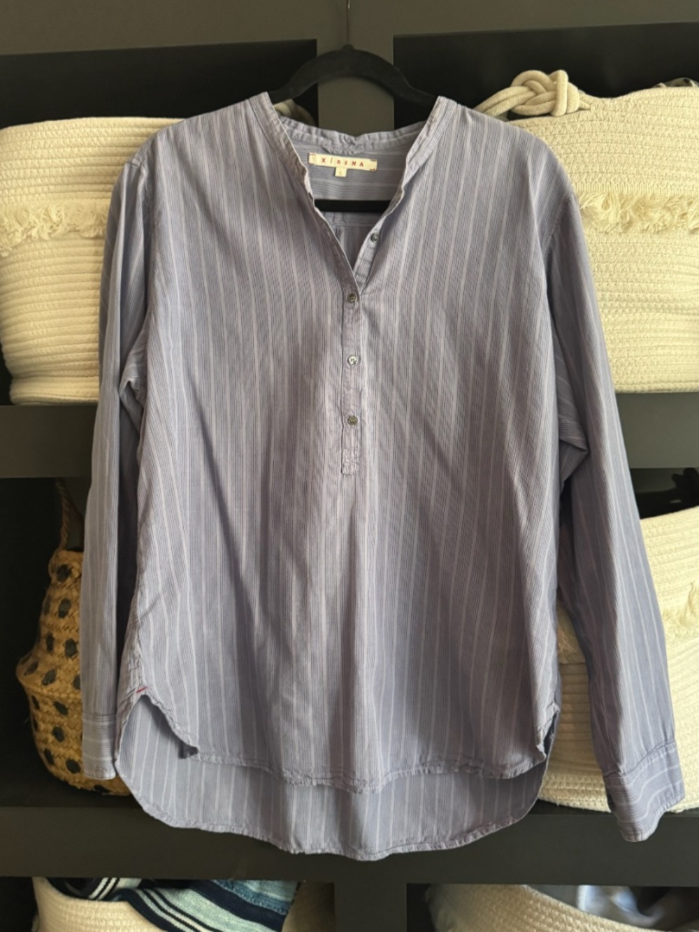 Xirena Purple Cotton Top
